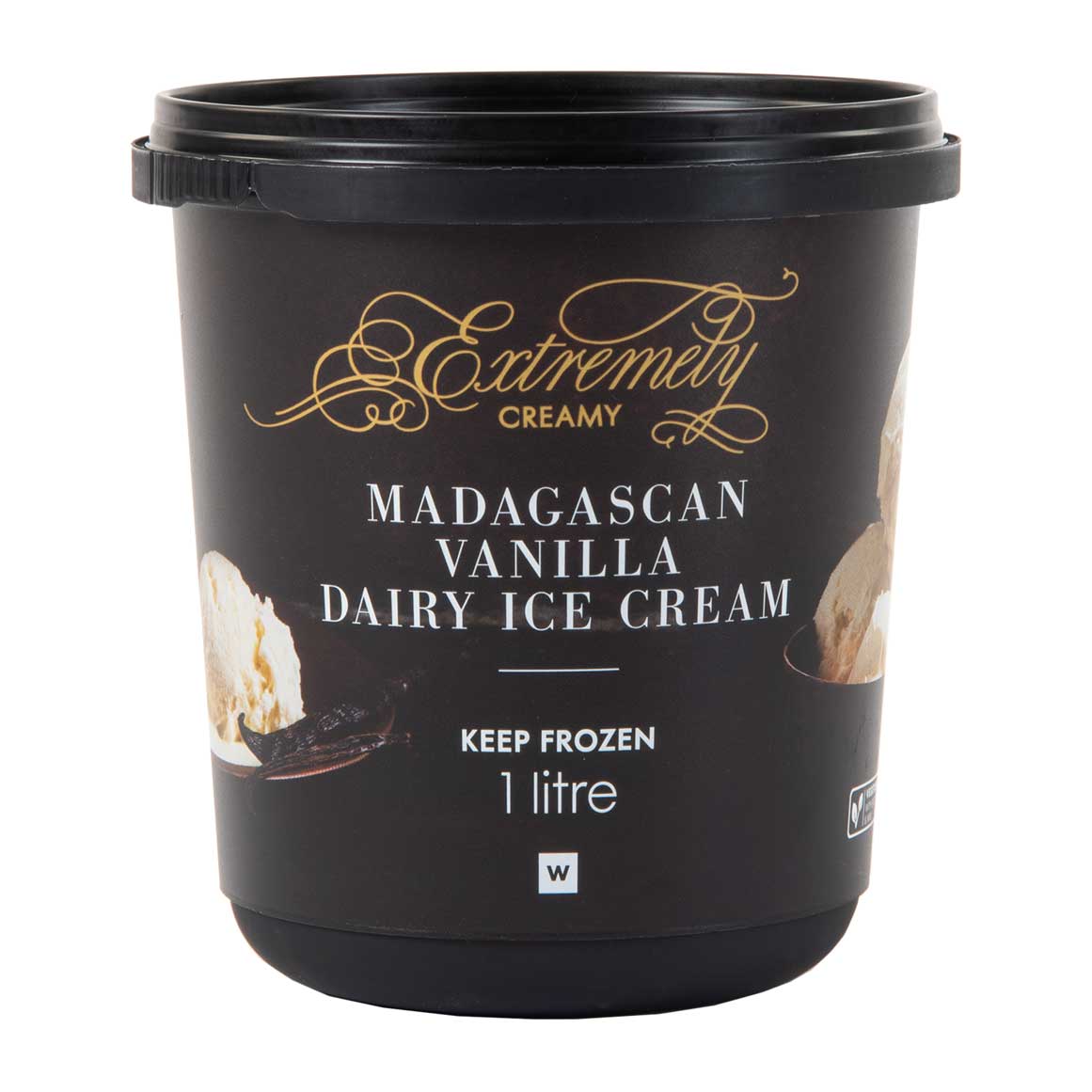 Extremely Creamy Madagascan Vanilla Dairy Ice Cream 1 L Za