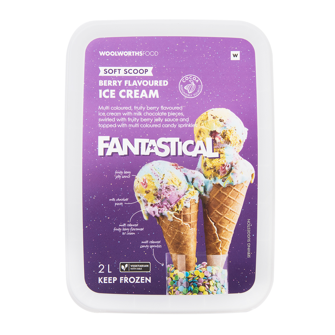 FANTASTICAL™ Soft Scoop Berry Flavoured Ice Cream 2 L Woolworths.co.za