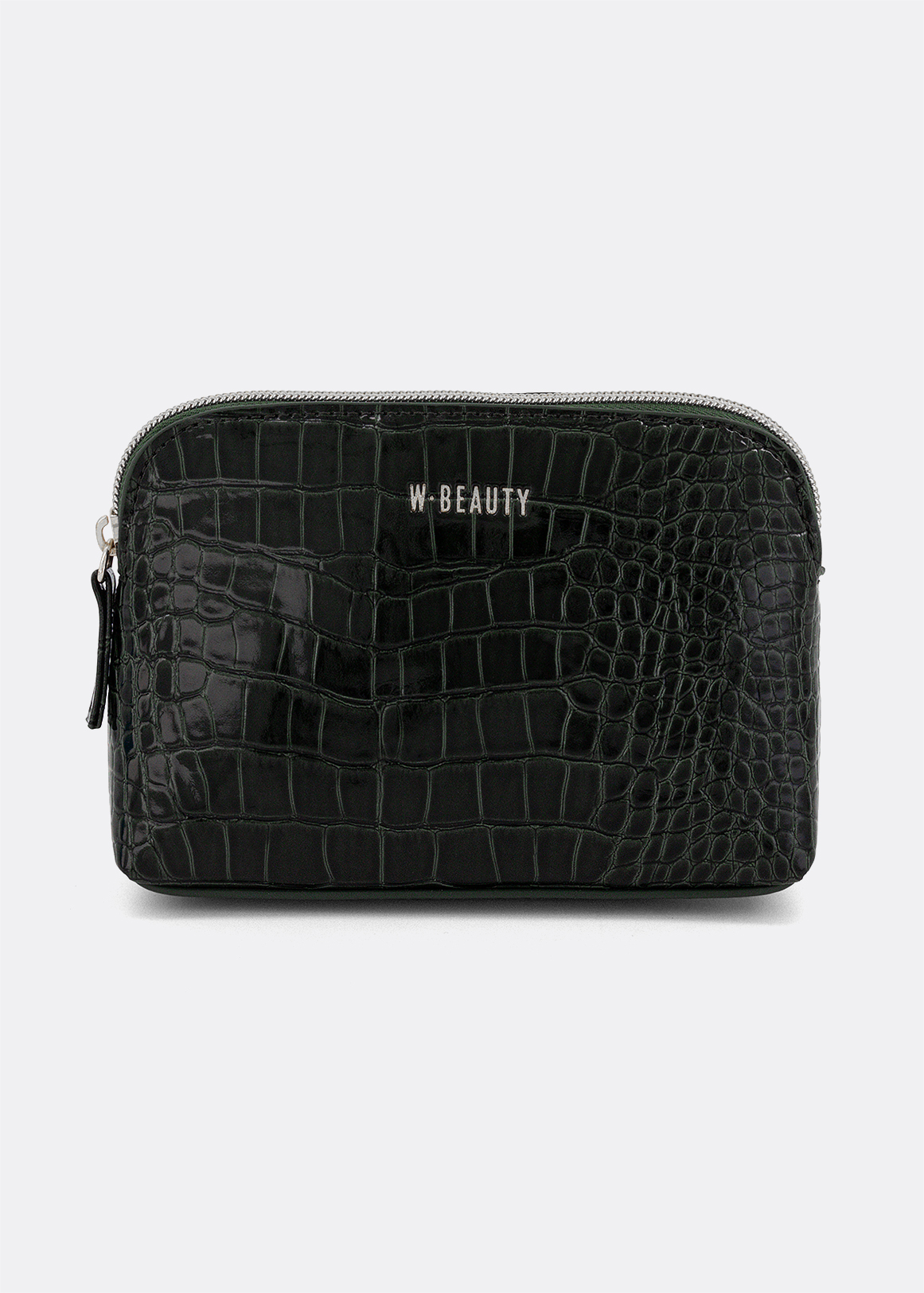 Faux Croc Cosmetic Bag