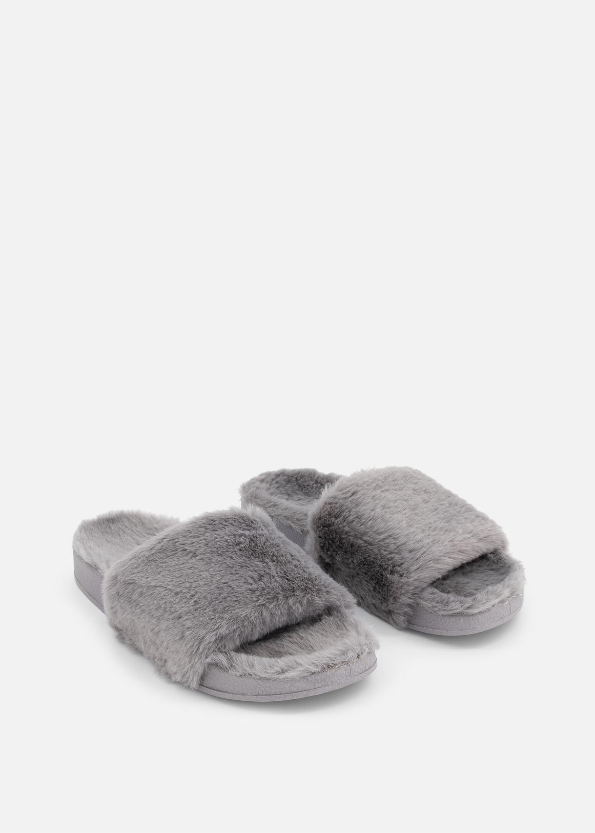 Faux Fur Band Slippers | Woolworths.co.za