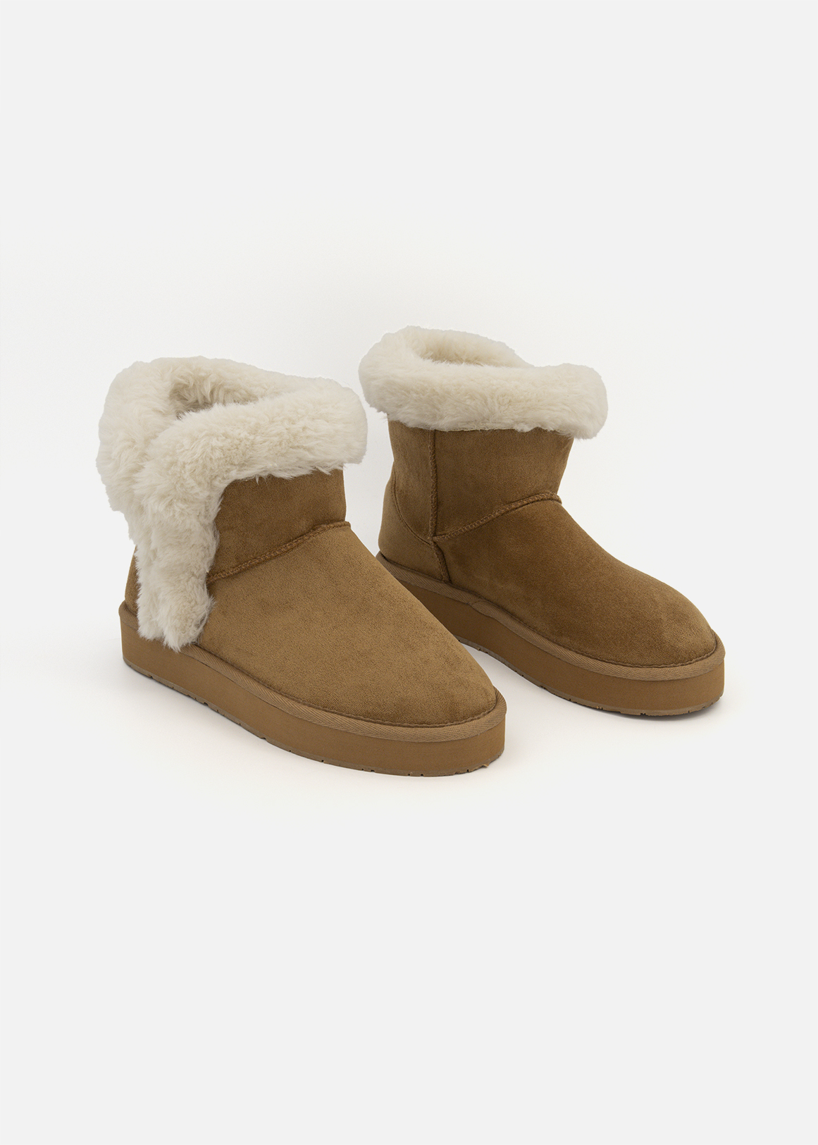 Faux Fur Boot Slippers