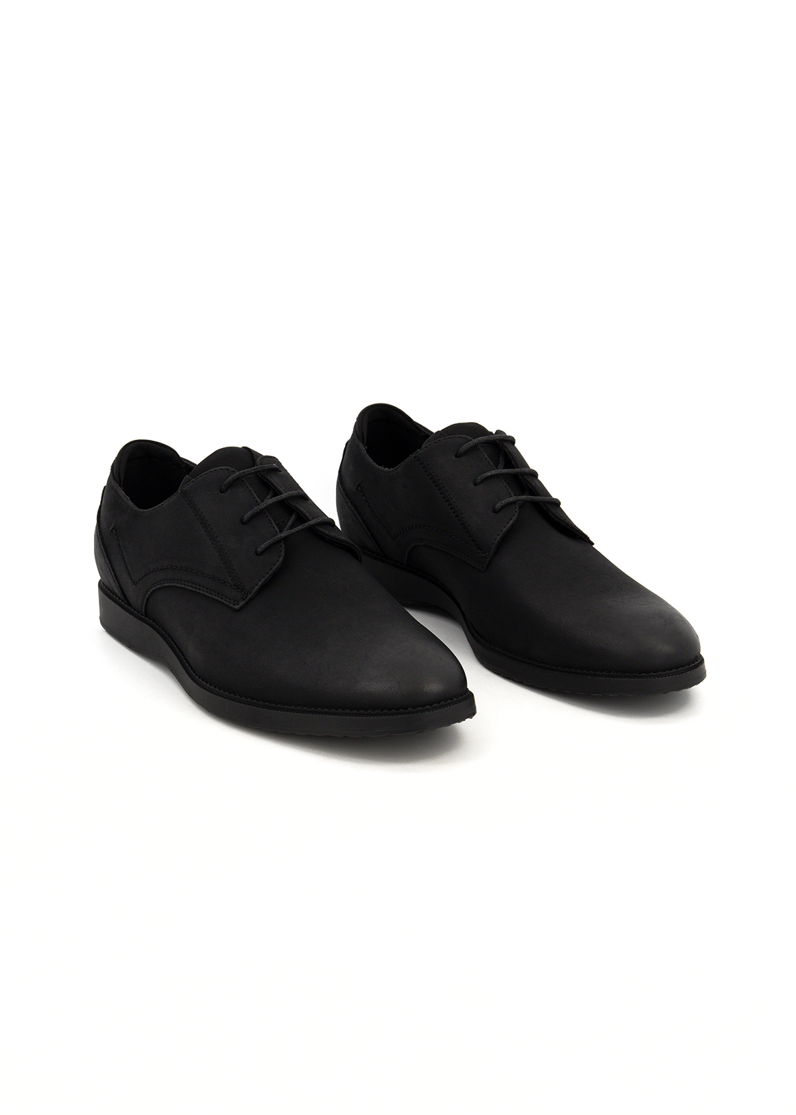 Faux Leather Derby Shoes