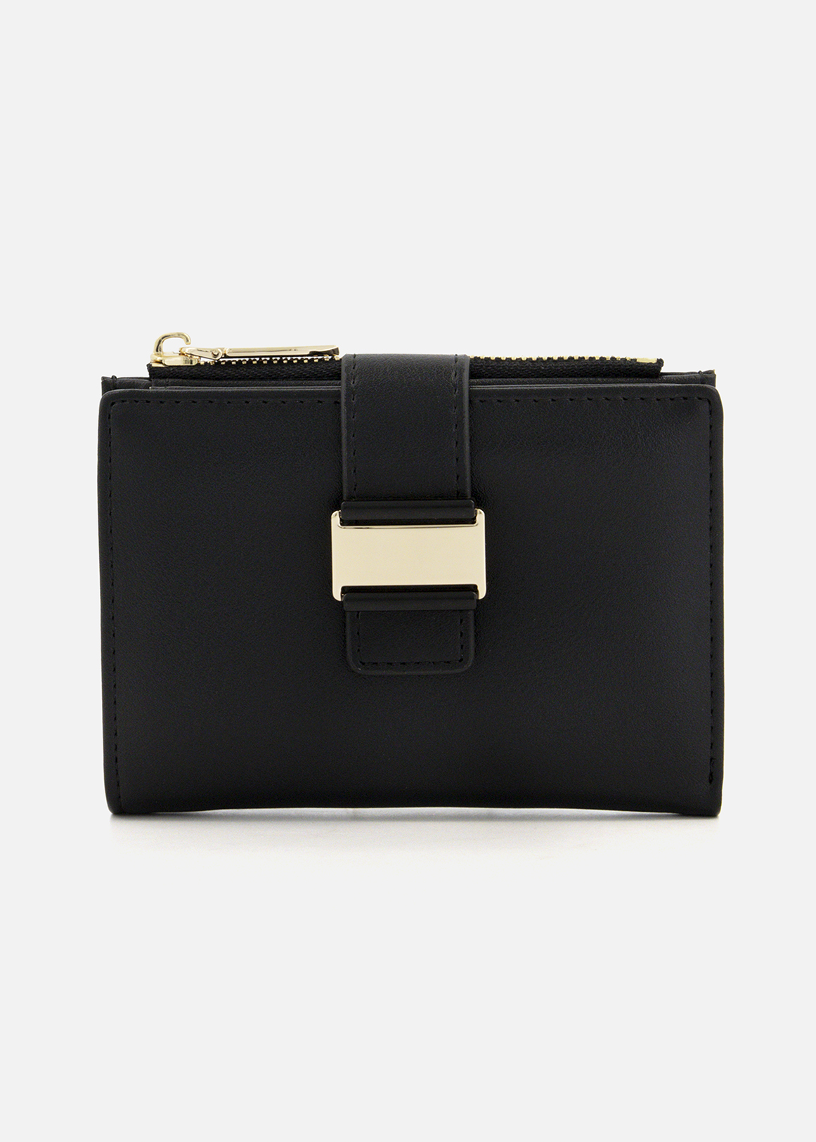 Faux Leather Midi Purse
