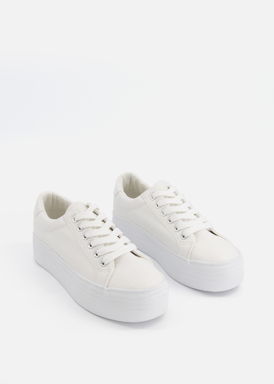 Faux Leather Platform Sneakers | Woolworths.co.za