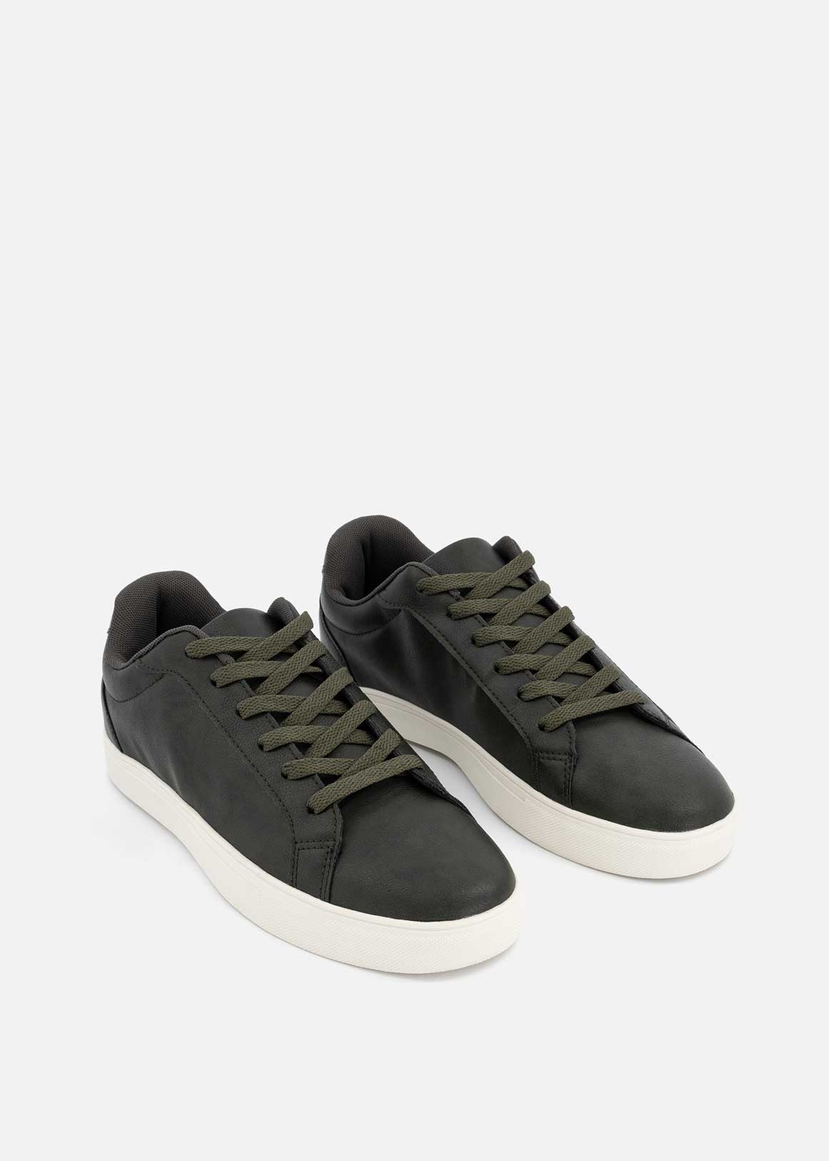 Faux Leather Sneakers | Woolworths.co.za