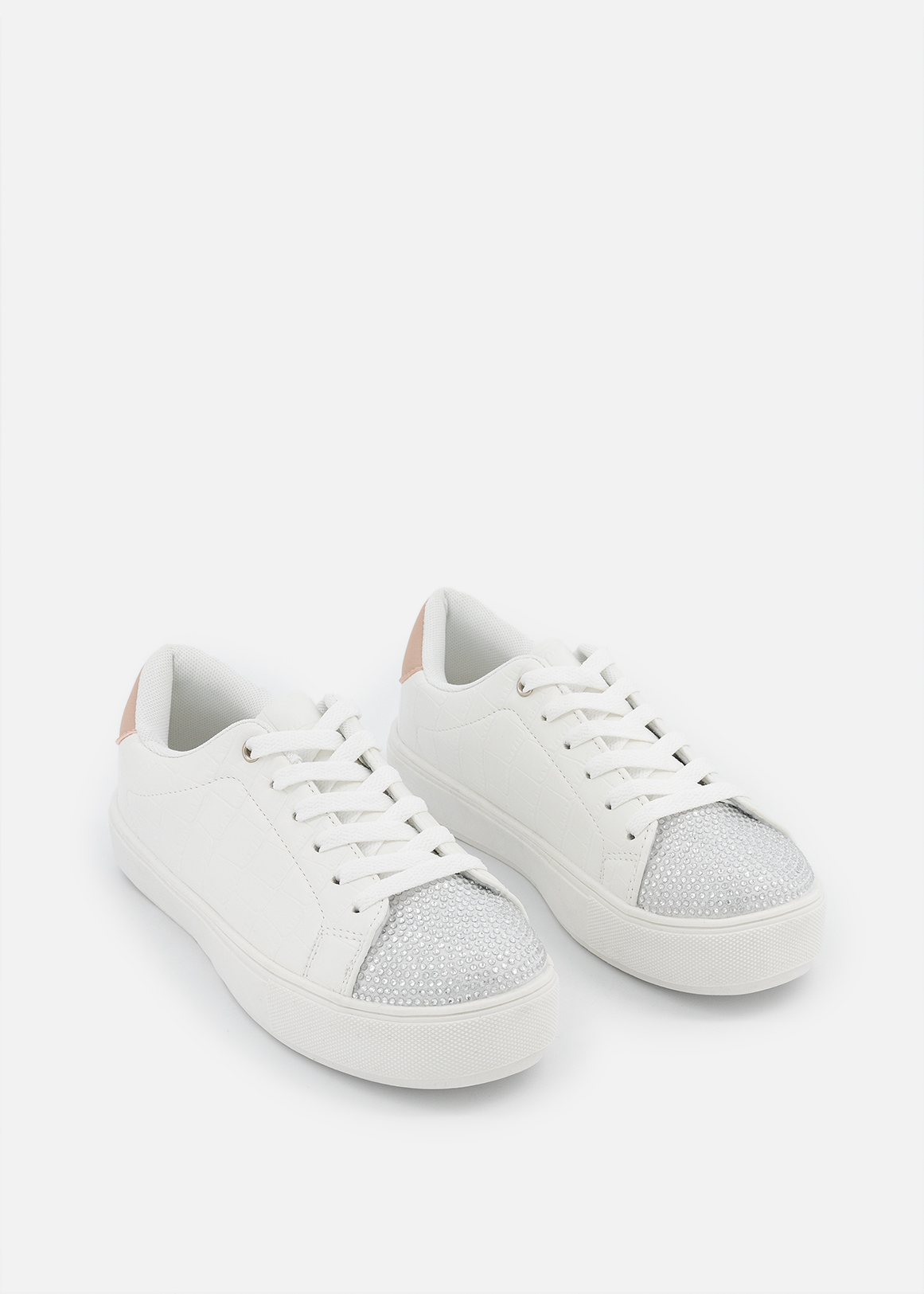 Faux Leather lace-up Sneakers | Woolworths.co.za