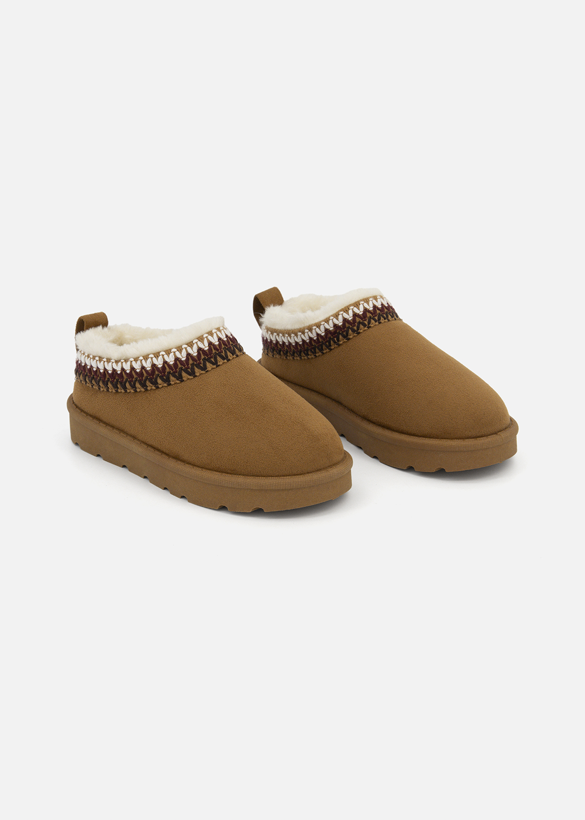 Faux Suede Hybrid Slippers (Size12-6) Older Boy