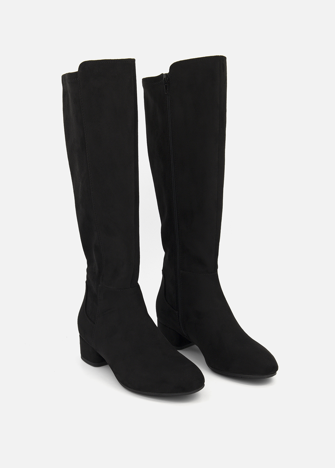 Faux Suede Long Boots