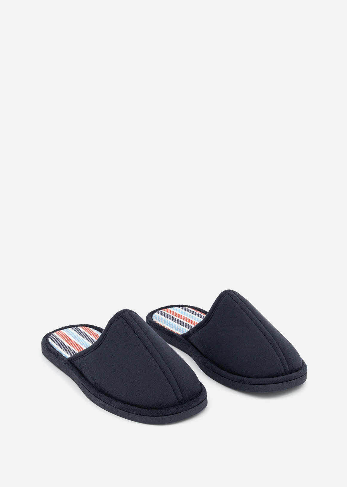 Faux Suede Mule Slippers (Size 12-6) Older Boy