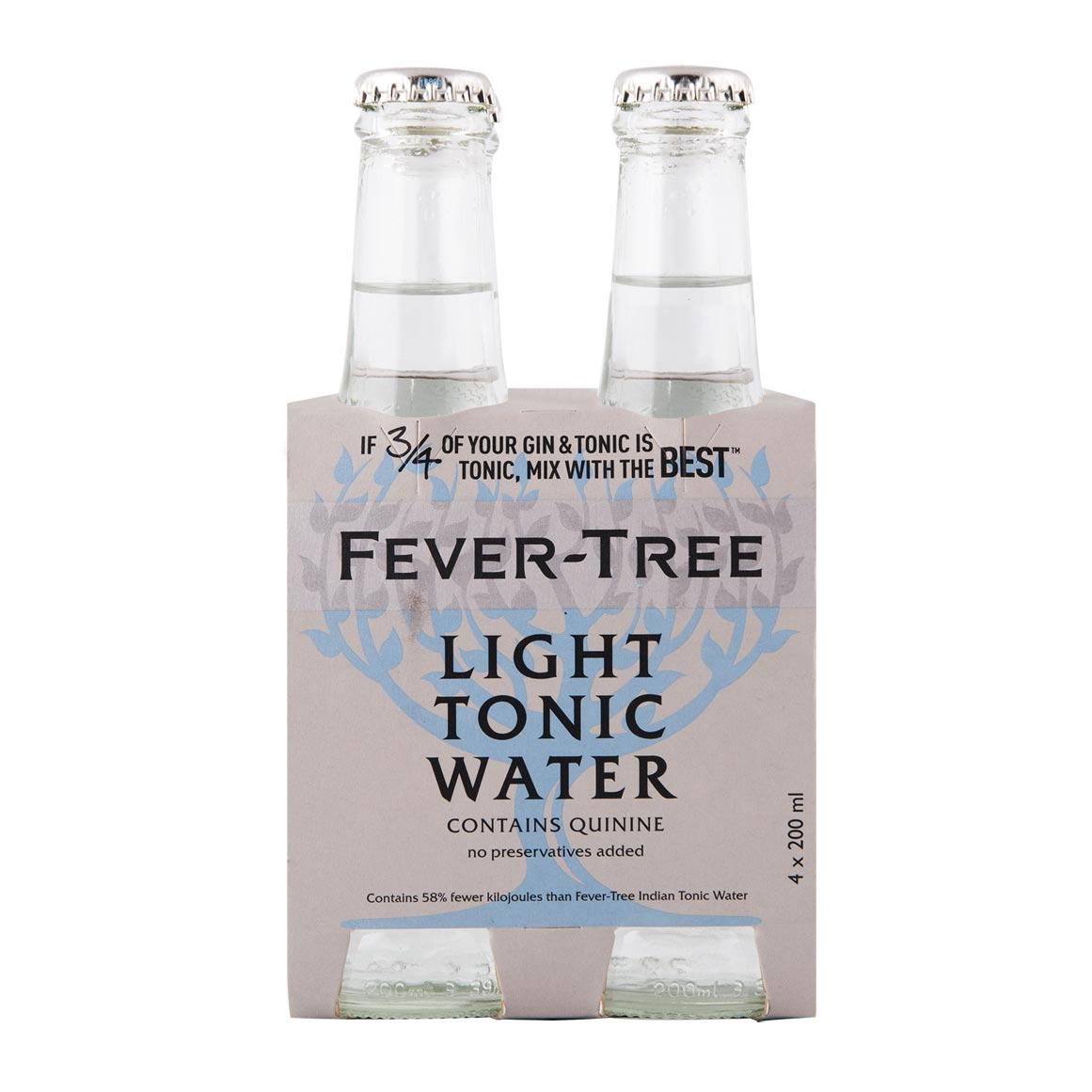 FeverTree Light Tonic Water 4 x 200 ml Woolworths.co.za