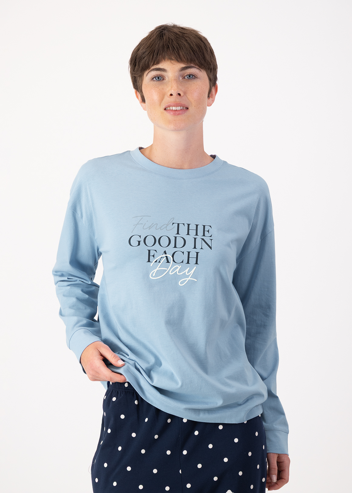 Find The Good Cotton Sleep T-shirt