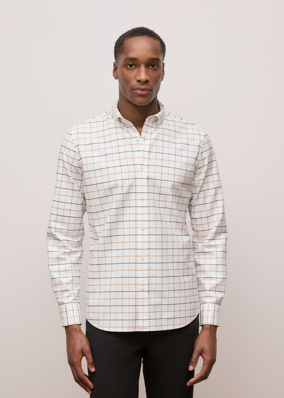 Fine Check Oxford Shirt
