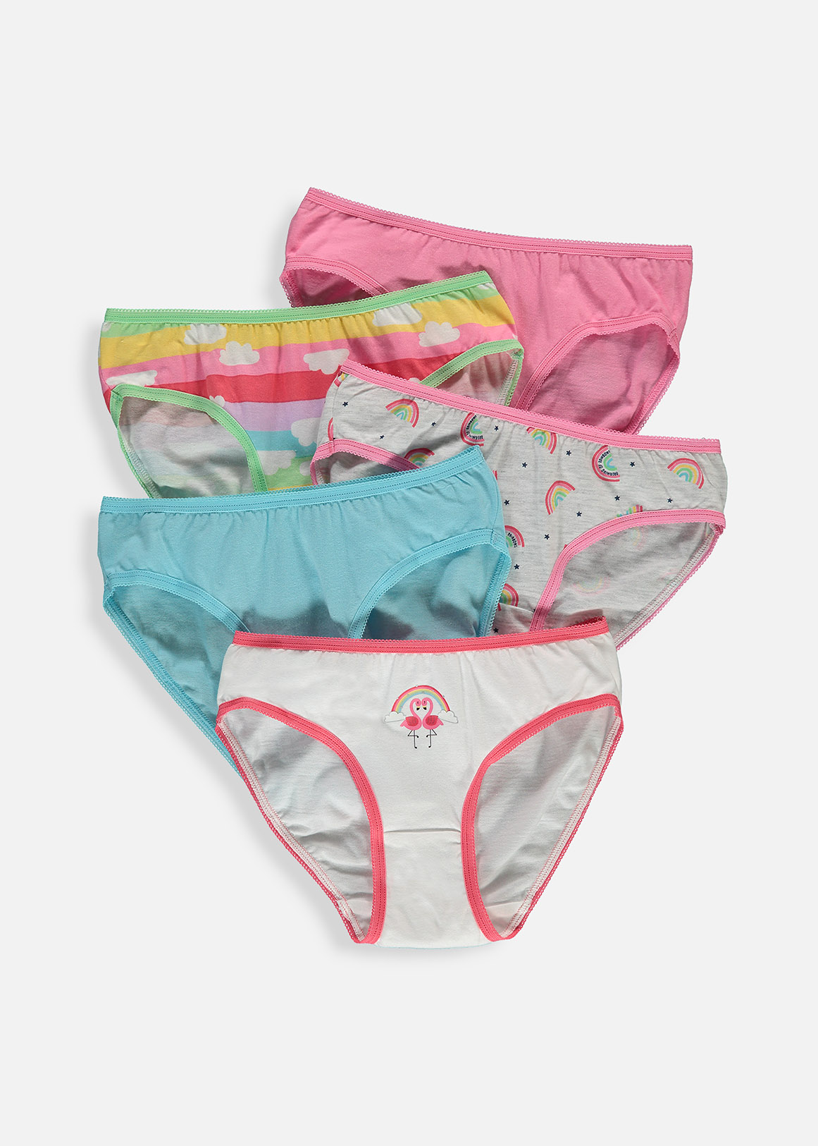 Flamingo Cotton Bikinis 5 Pack | Woolworths.co.za