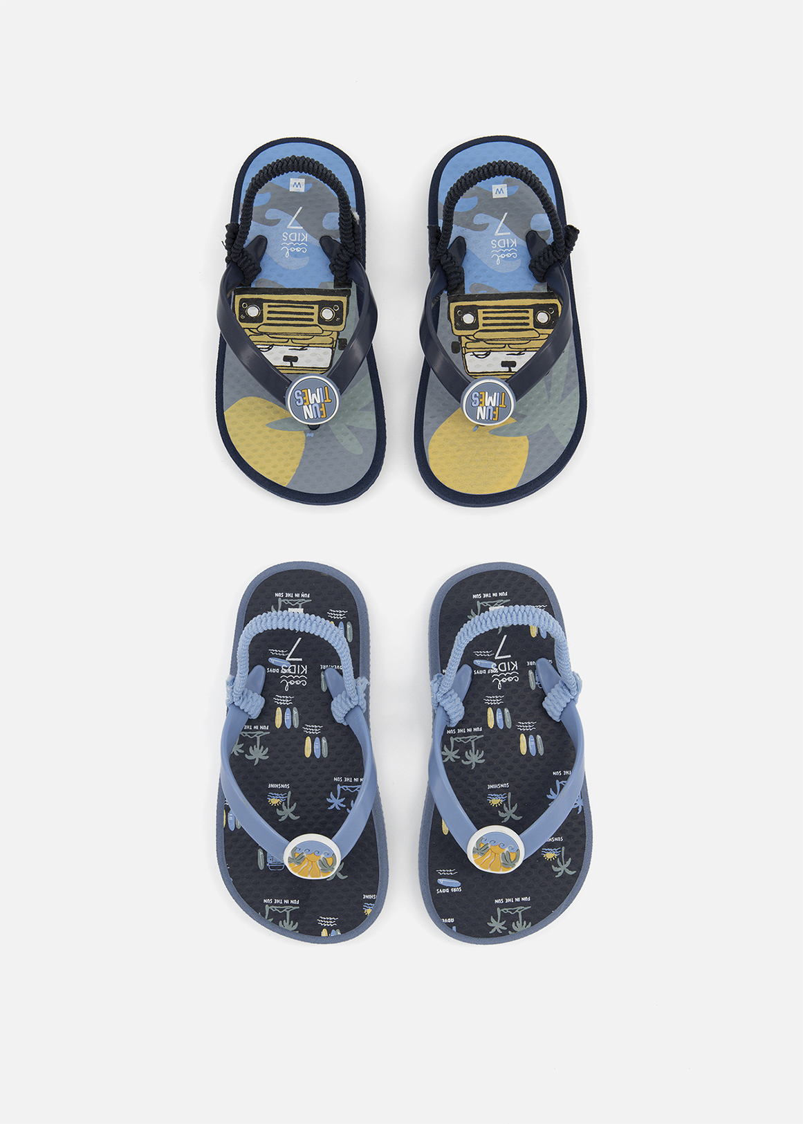 Flip Flops 2 Pack (Size 5-13) Younger Boy
