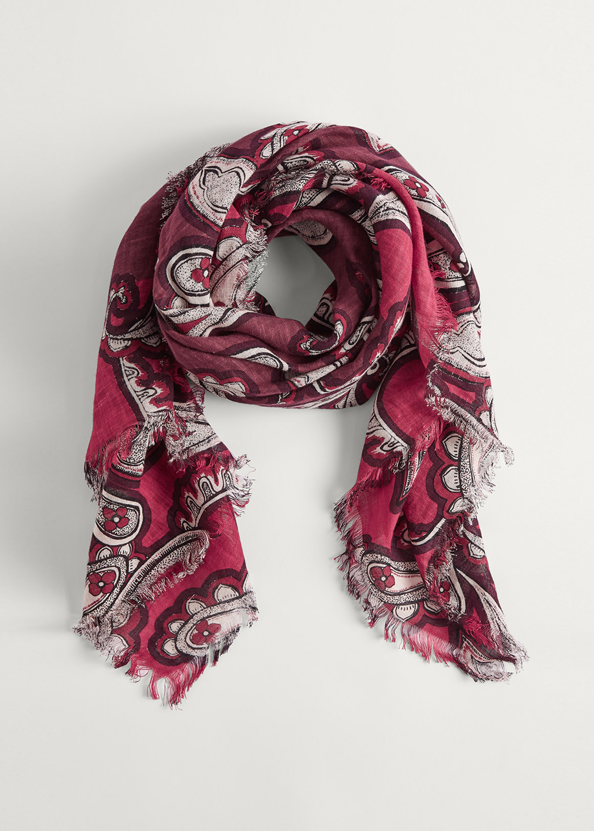 Floating Paisley Print Scarf | Woolworths.co.za