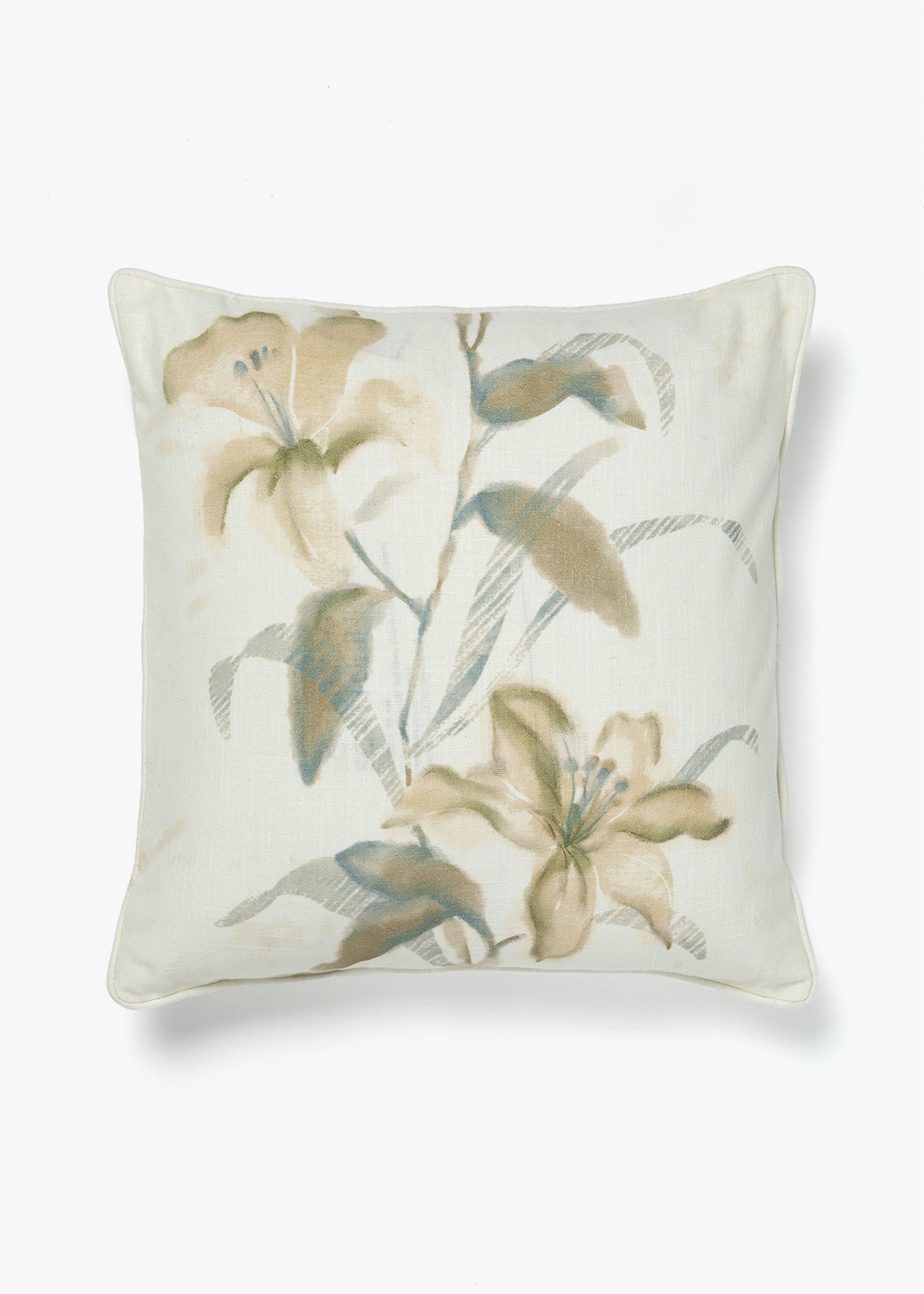 Floral Cotton Scatter Cushion 50x50 cm