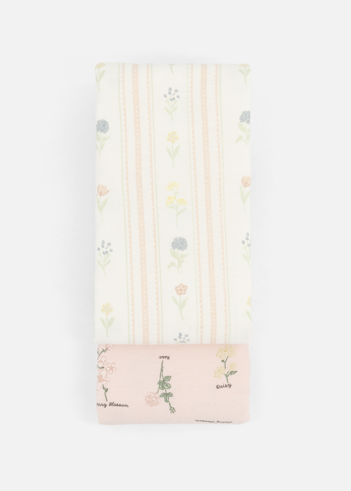 Floral Flannel Receiving Blankets 2 Pack