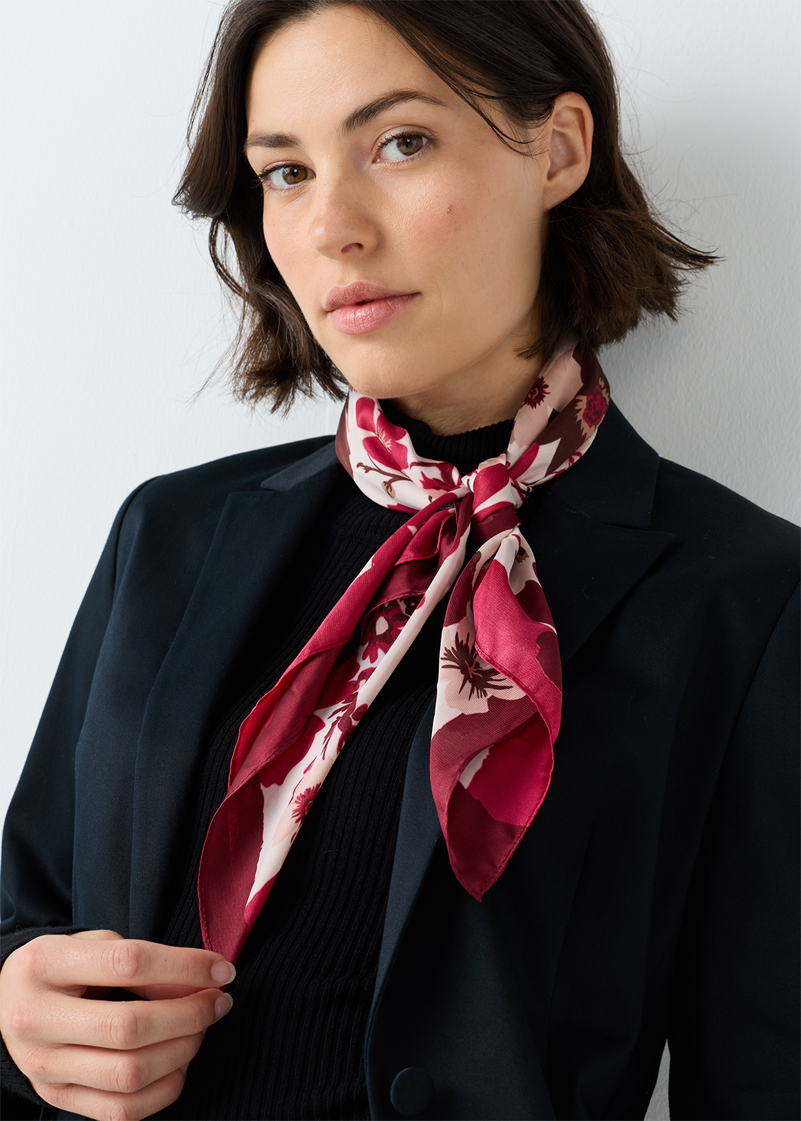 Floral Pocket Square Scarf