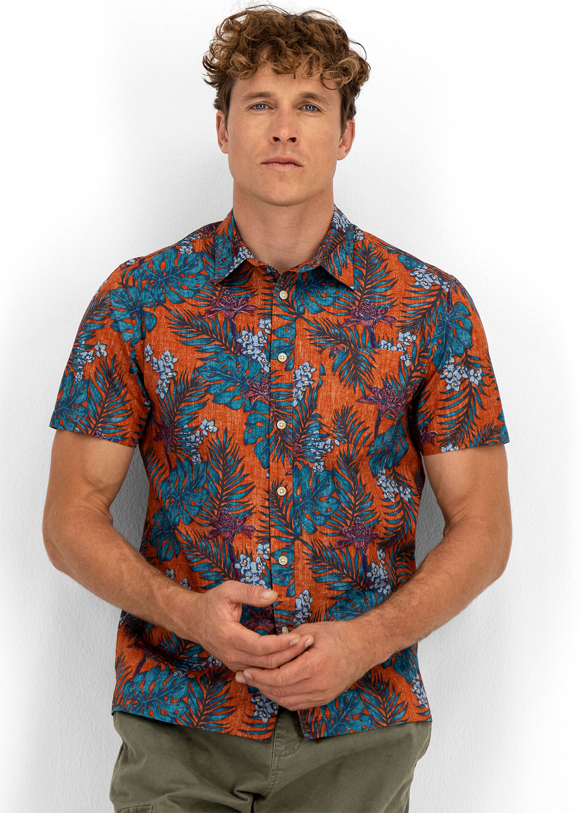 Floral Slim Fit Cotton Shirt | Woolworths.co.za