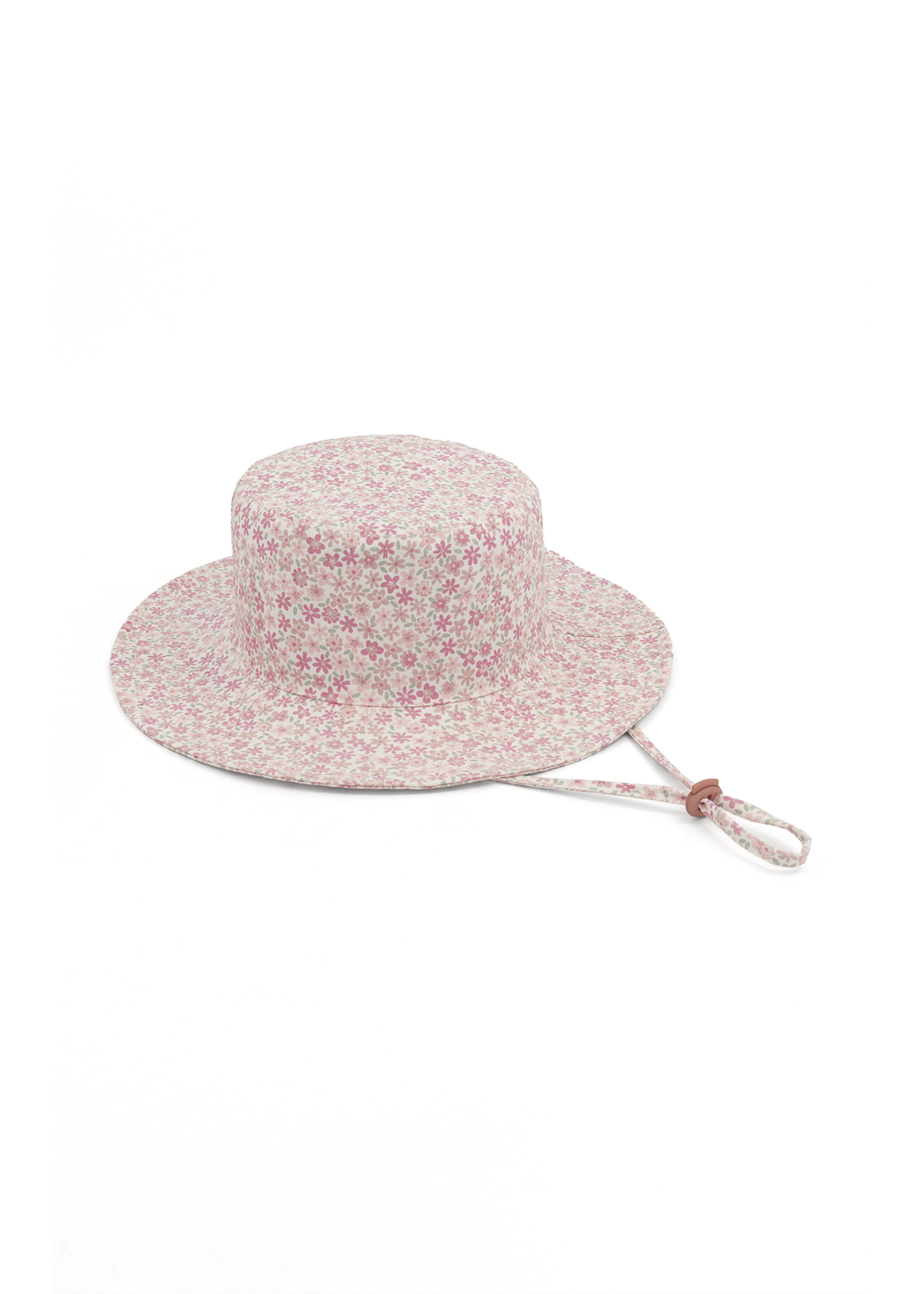 Floral Wide Brim Bucket Hat