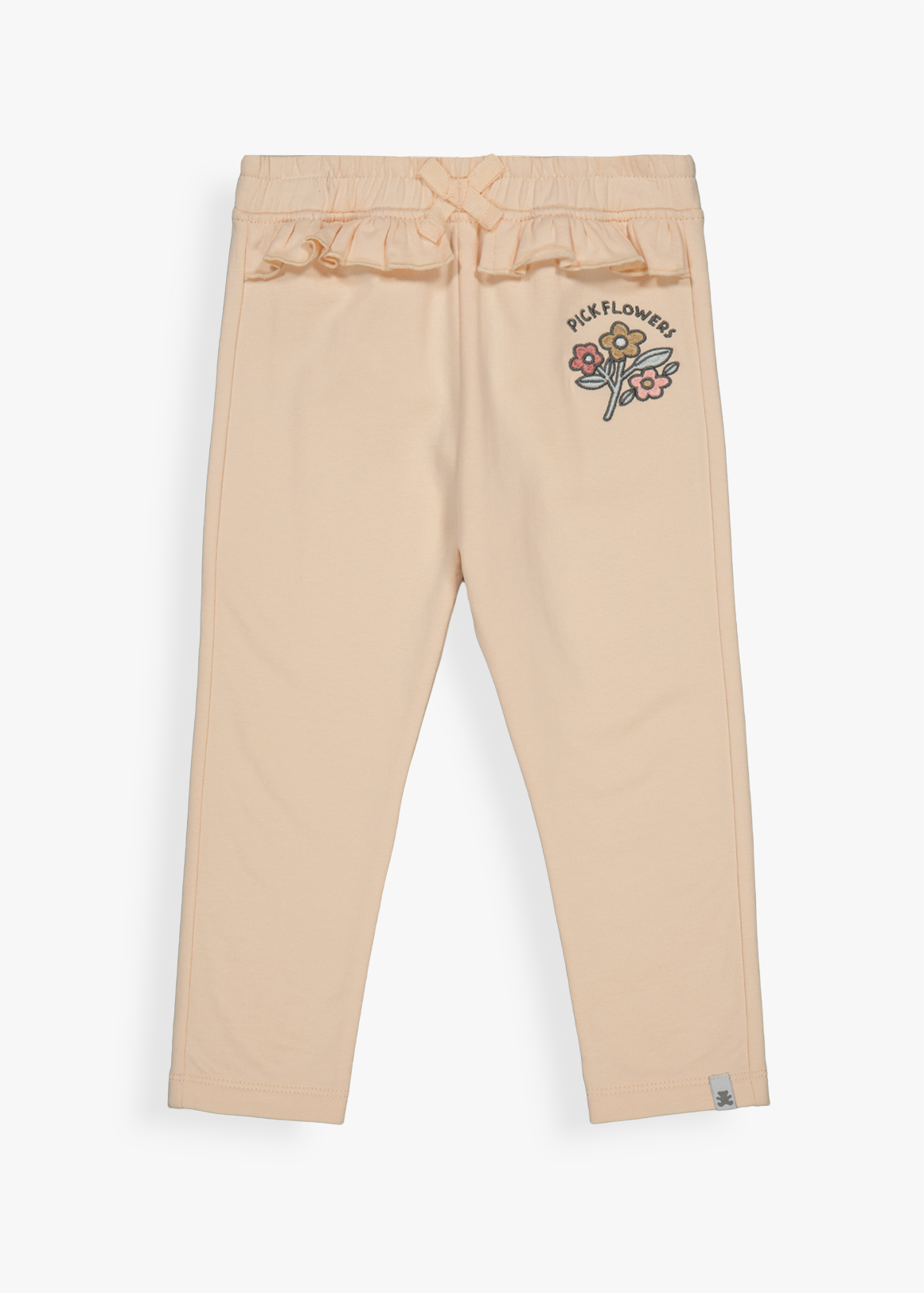 Flower Embroidery Sweatpants