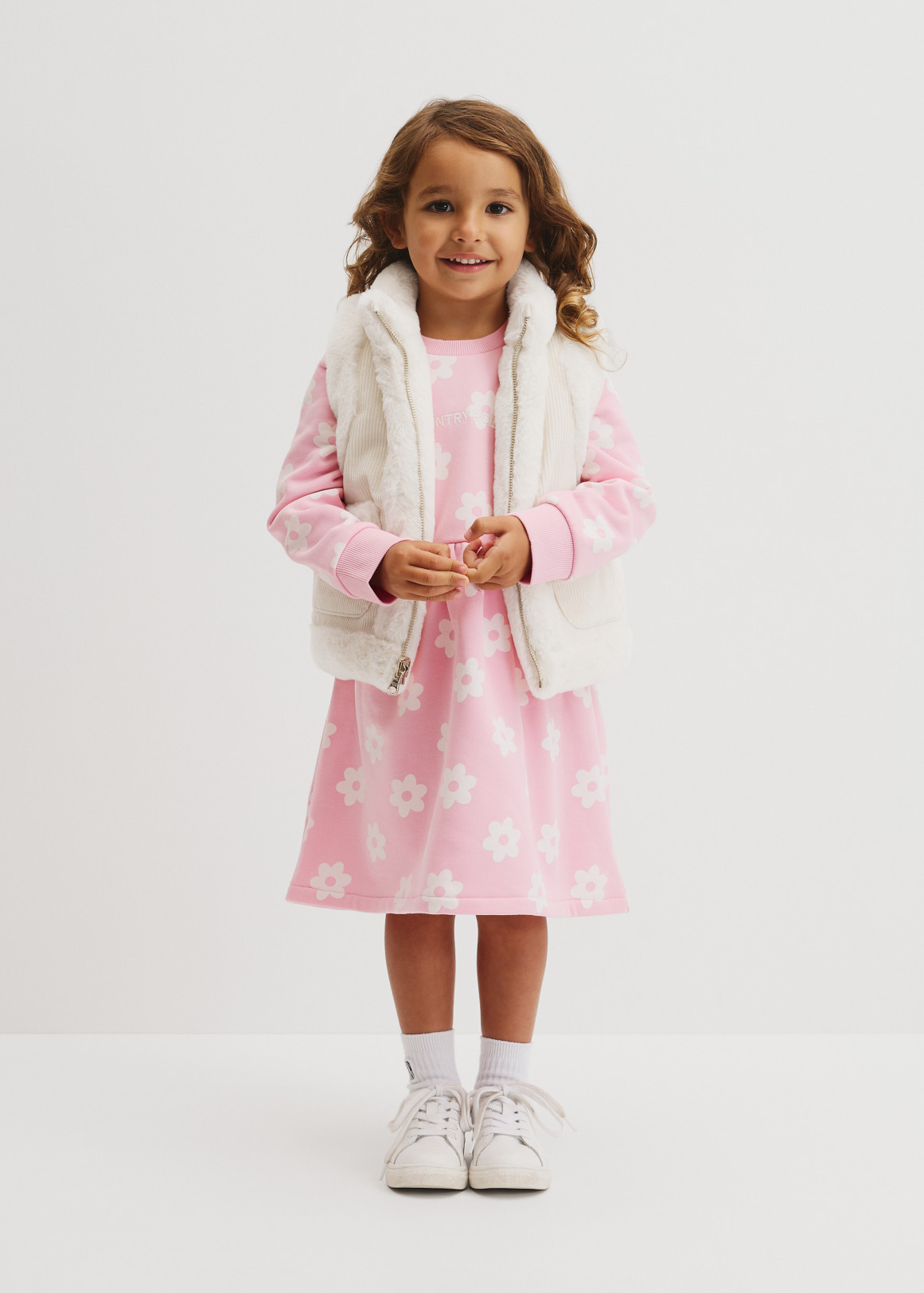 Flower Sweat Dress