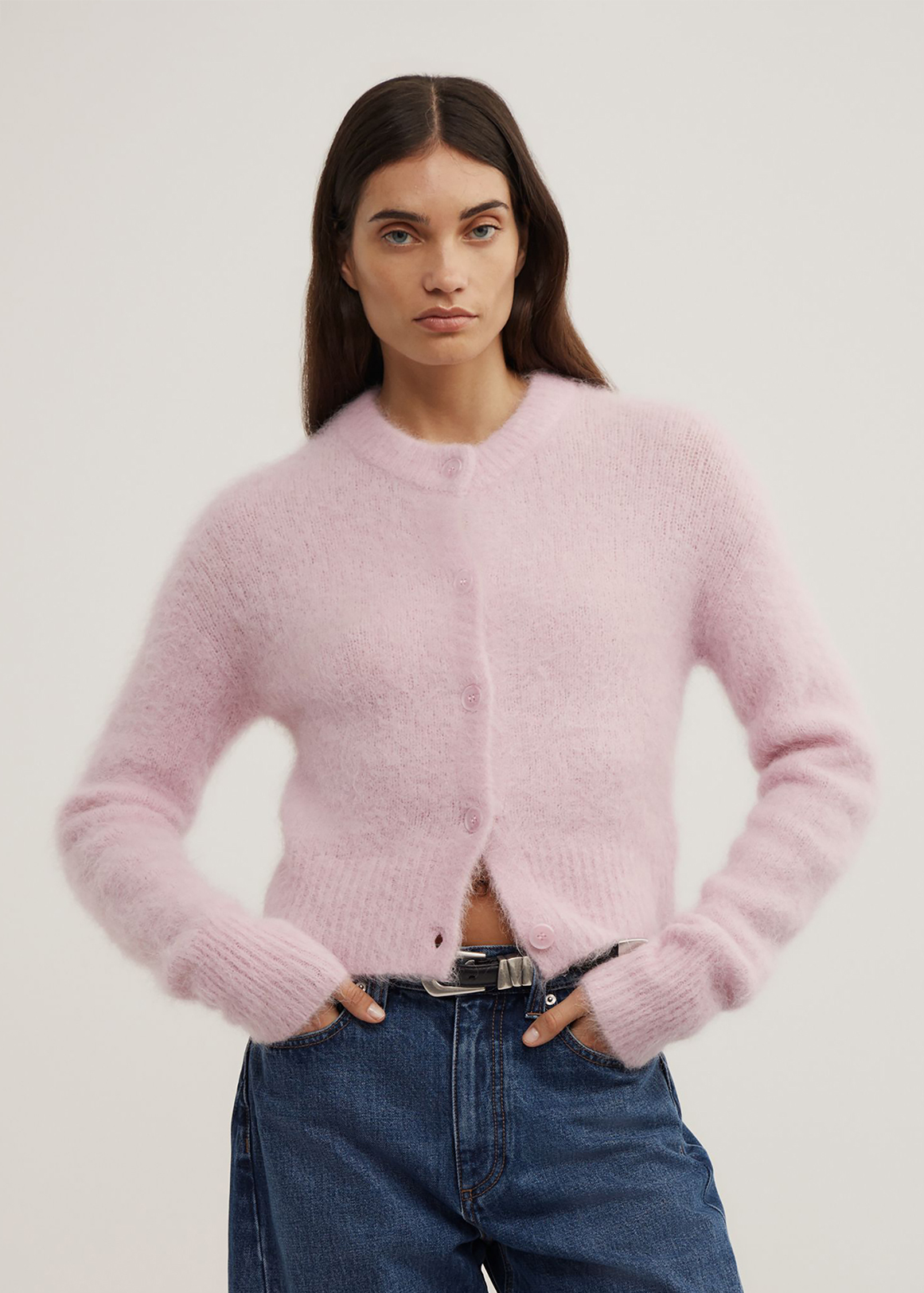 Fluffy Crew Cardigan