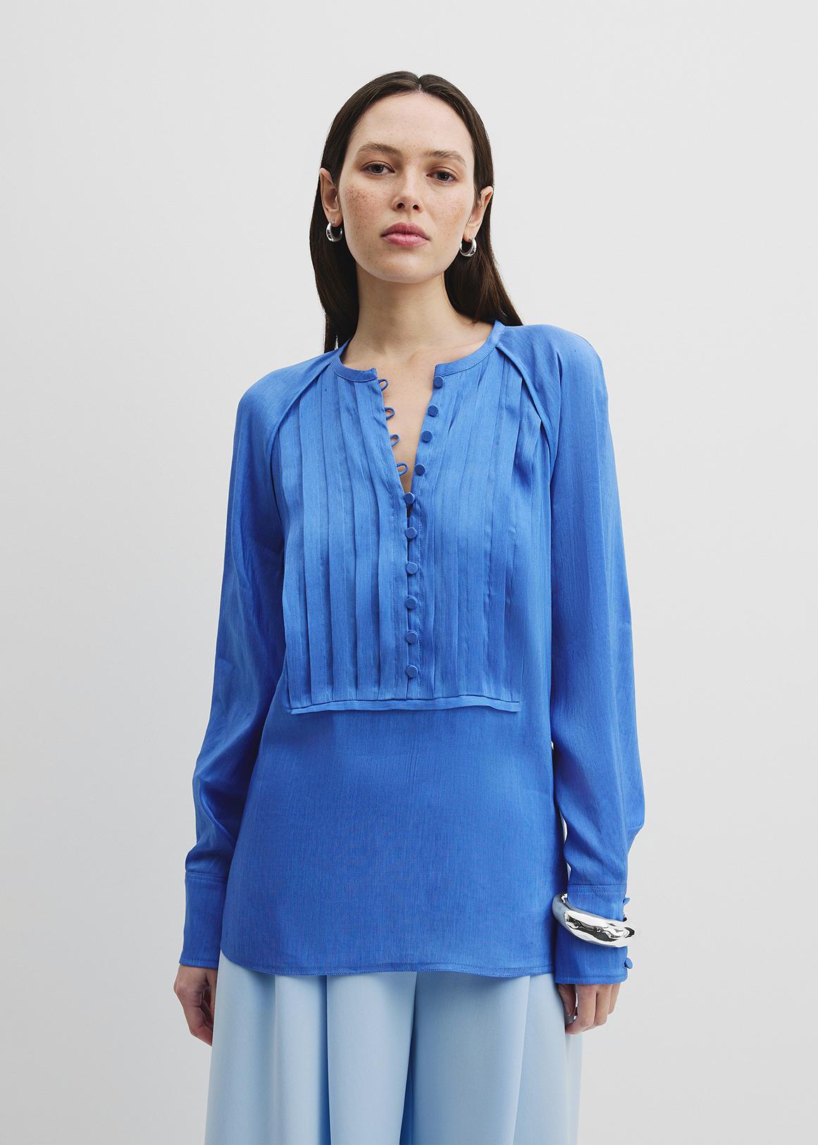 Fluid Long Sleeve Popover