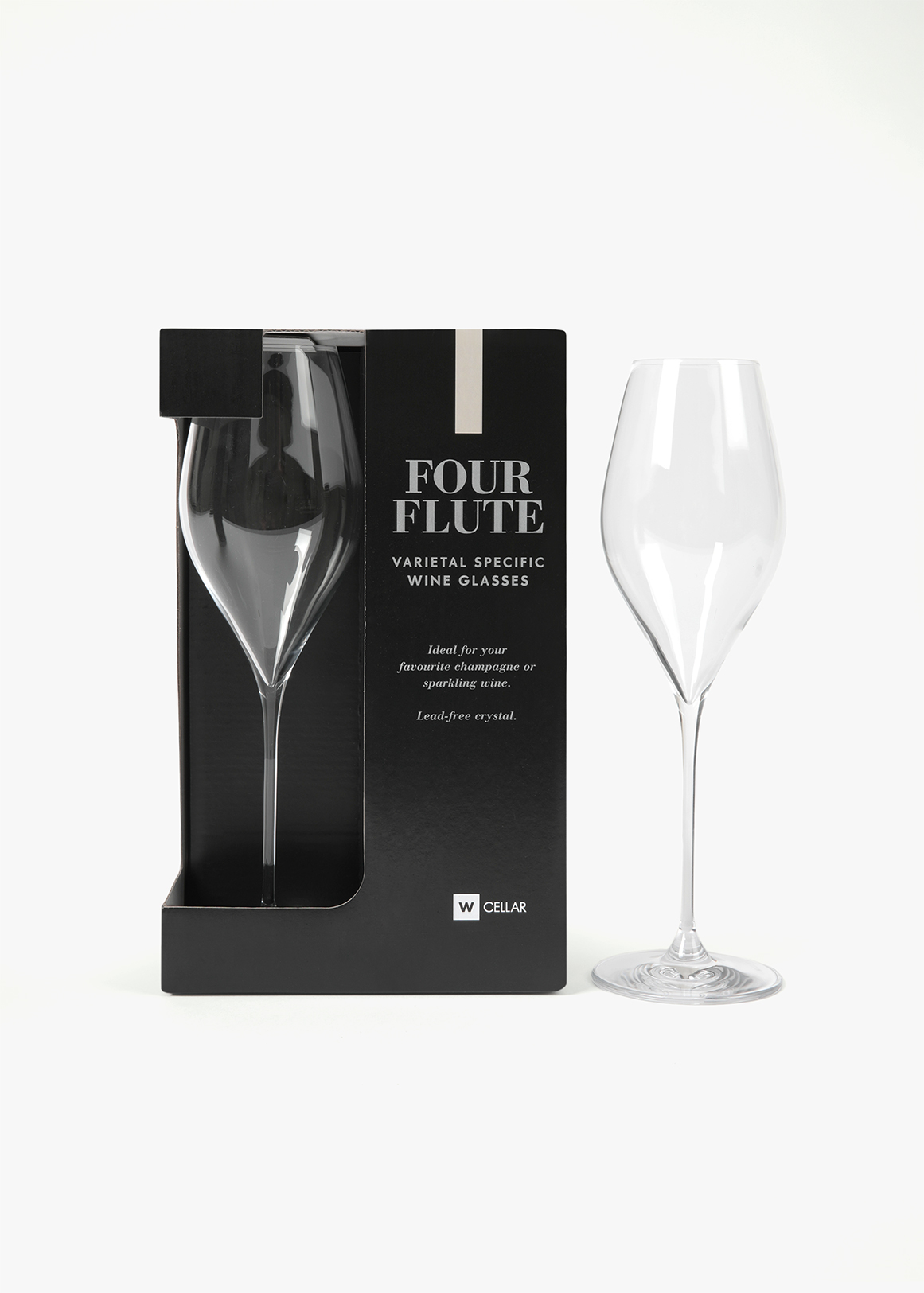 Flute Glasses 4 Pack