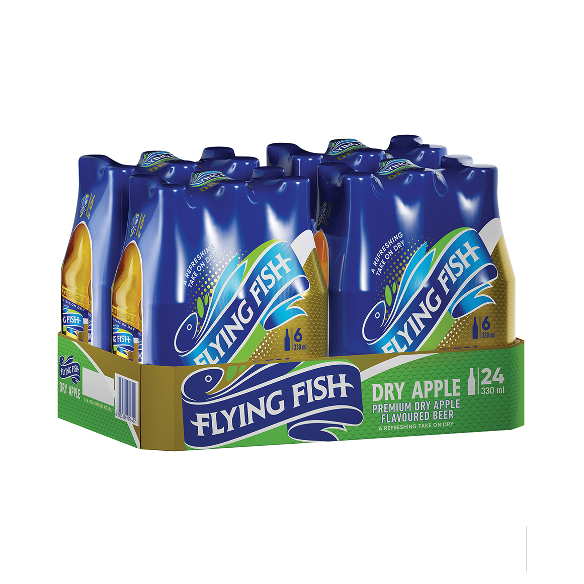 Flying Fish Premium Dry Apple Flavoured Beer 24 x 330 ml Bottles ...