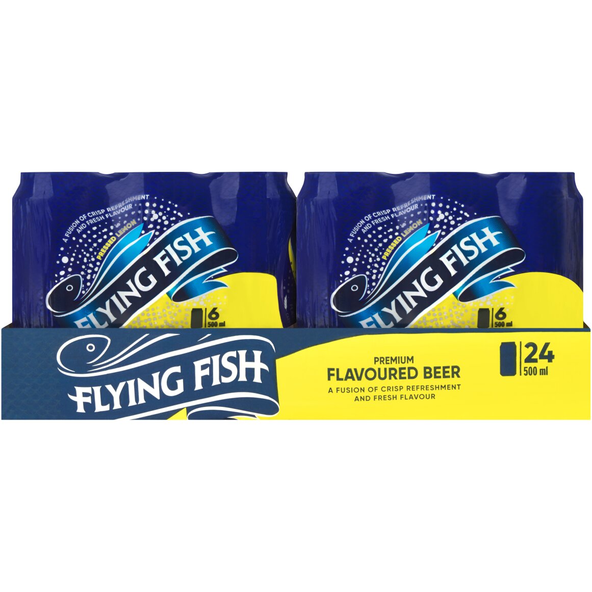 Flying Fish Premium Lemon Flavoured Beer 24 x 500 ml Cans