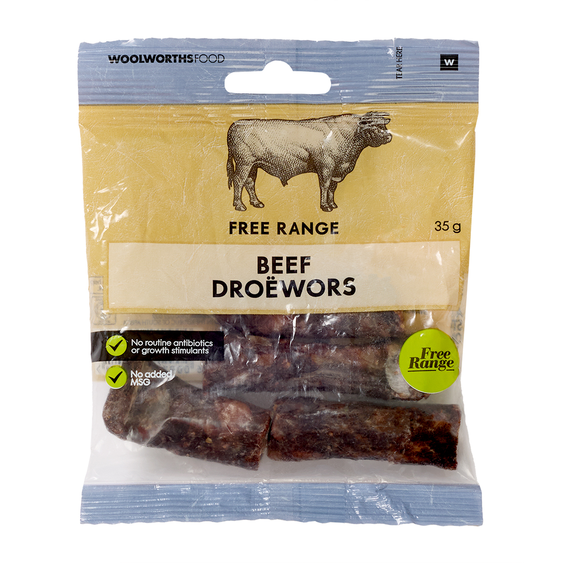 Free Range Beef Droëwors 35 g