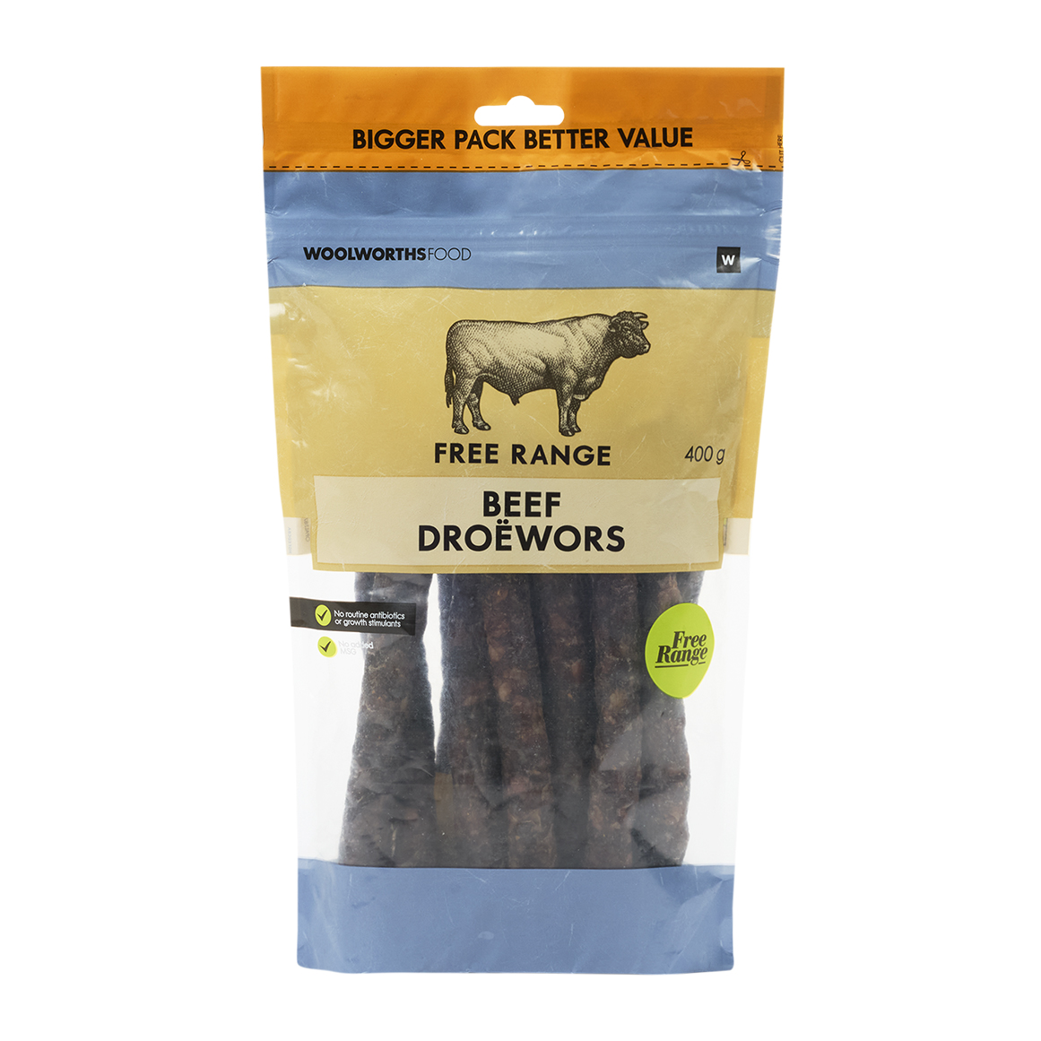 Free Range Beef Droëwors 400 g