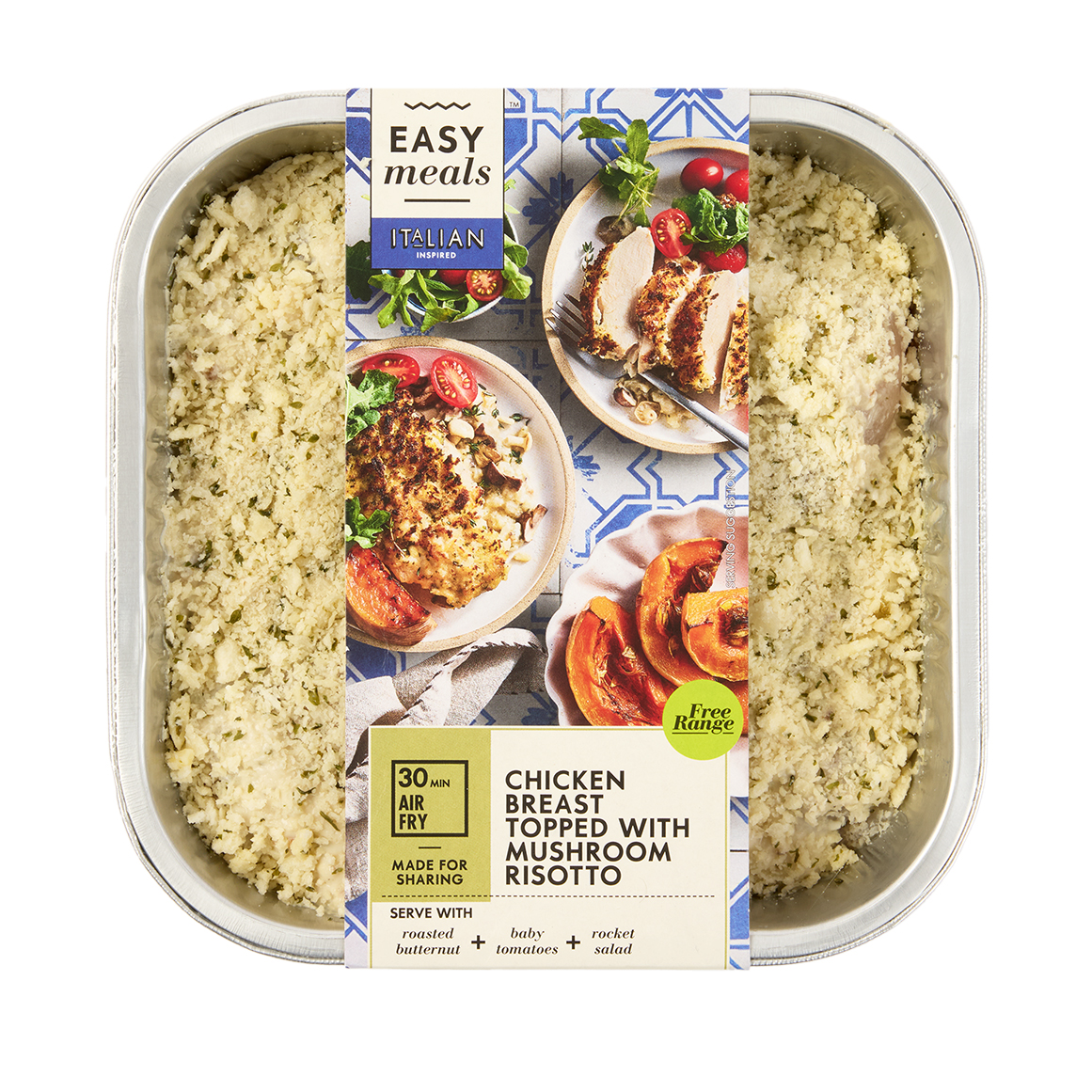 Free Range Chicken Breast Topped with Mushroom Risotto 2 pk