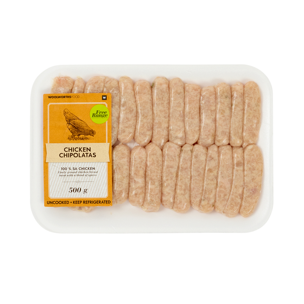 Free Range Chicken Chipolatas 500 g