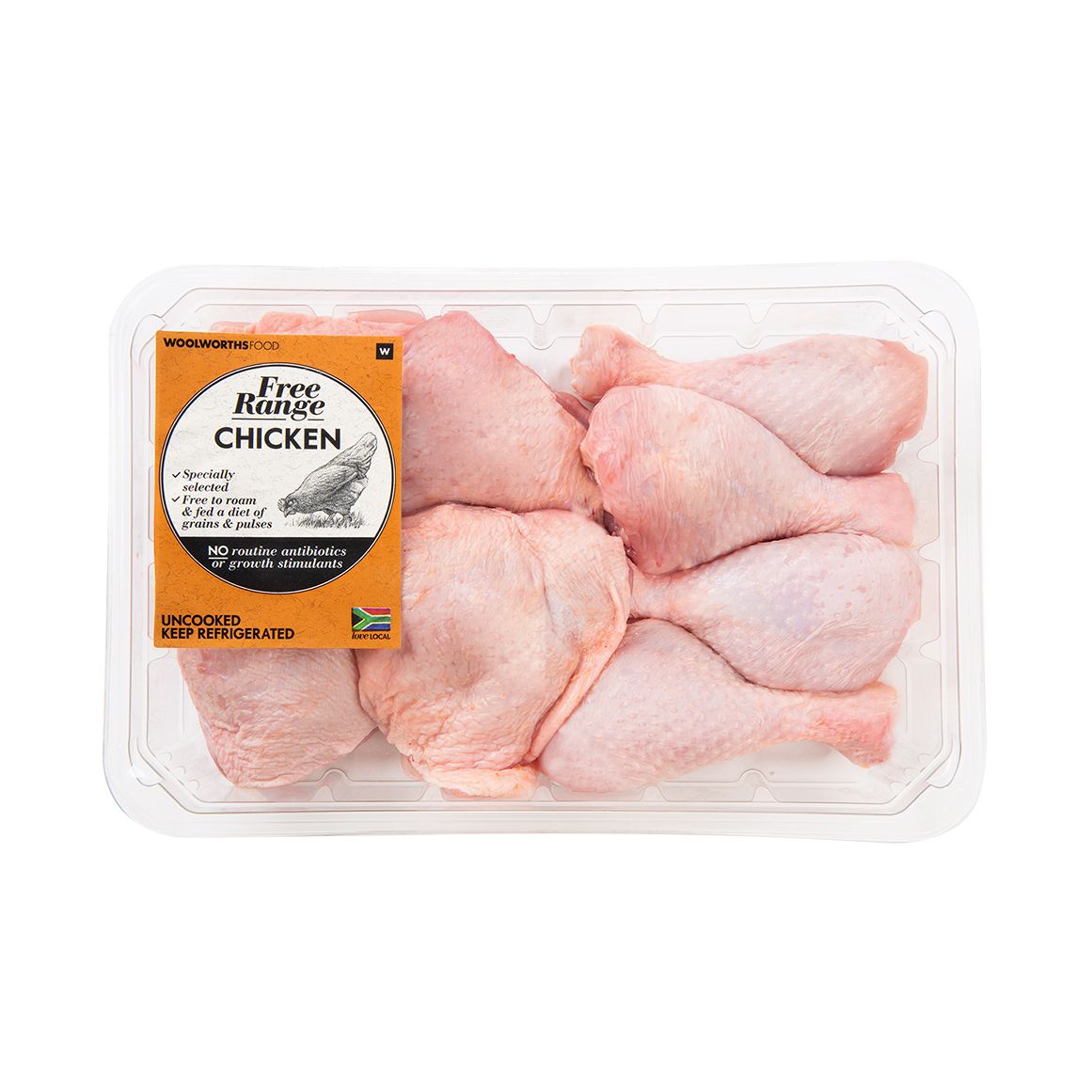 Free Range Chicken Drumsticks & Thighs Avg 900 g