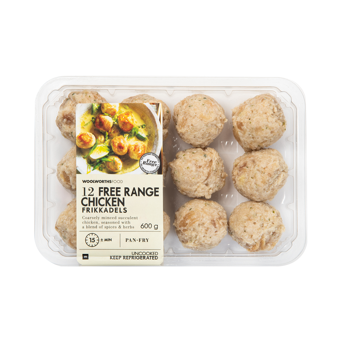 Free Range Chicken Frikkadels 600 g | Woolworths.co.za