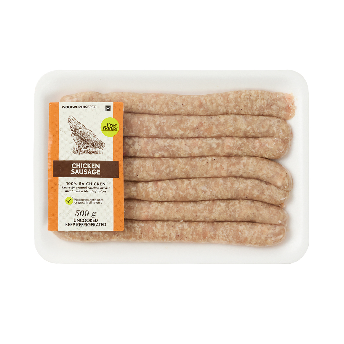 Free Range Chicken Sausage 500 g