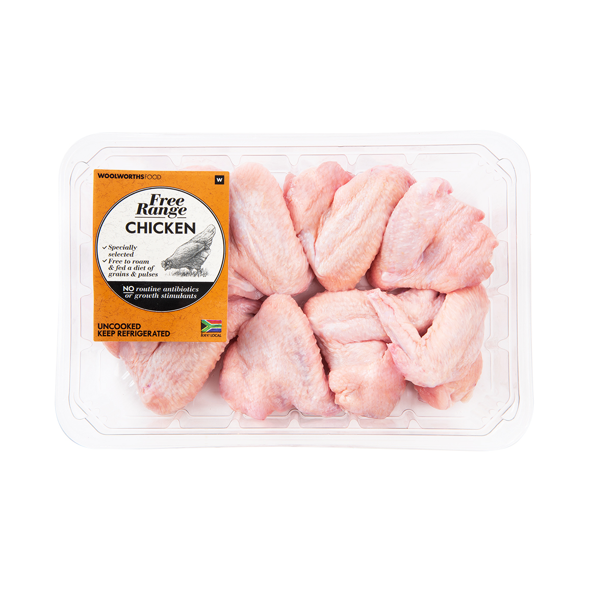 Free Range Chicken Wings Avg 600 g