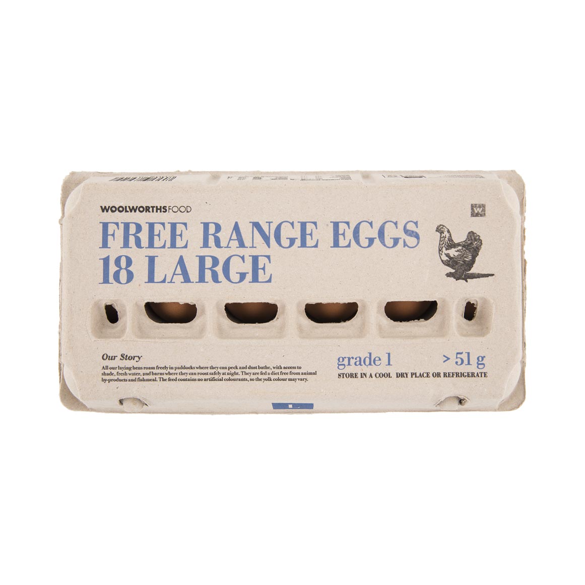 Free Range Large Eggs 18 pk