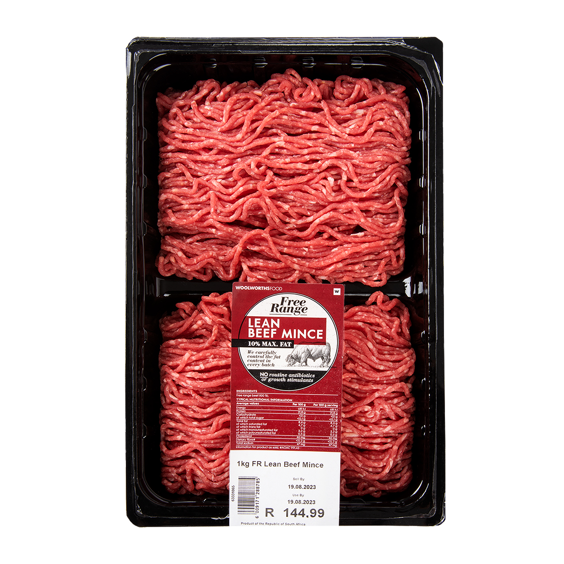 Free Range Lean Beef Mince 1 kg
