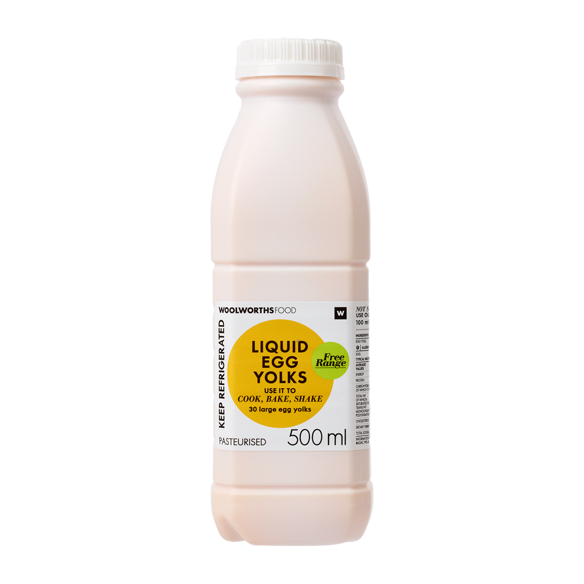 Free Range Liquid Egg Yolks 500 ml