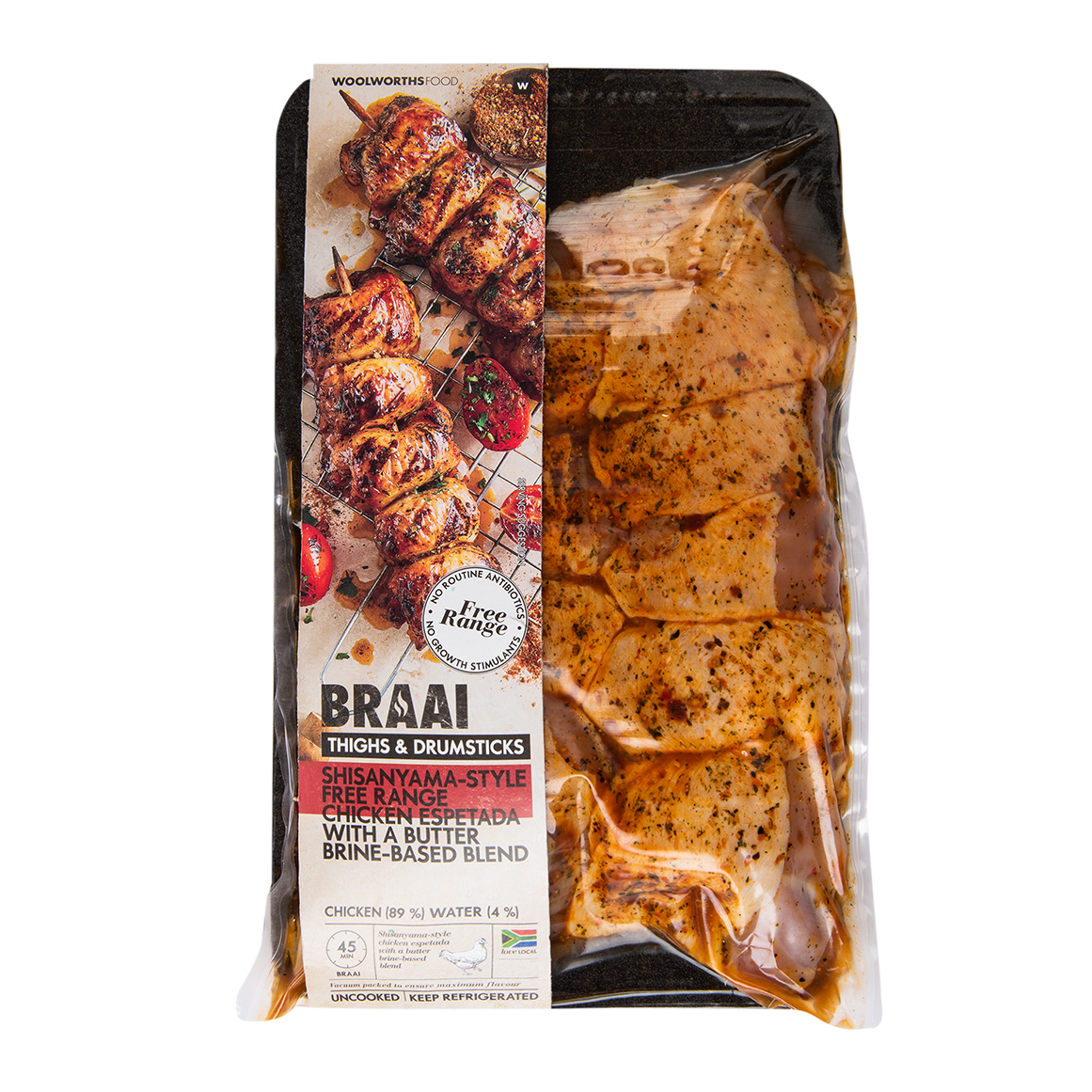 Free Range Shisanyama Style Chicken Espetada Avg 750 g | Woolworths.co.za