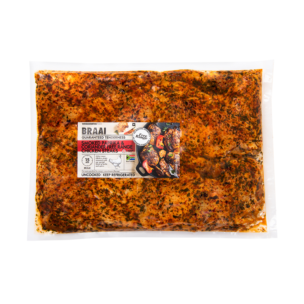 Free Range Smoked Paprika & Coriander Chicken Steaks Avg 700 g ...