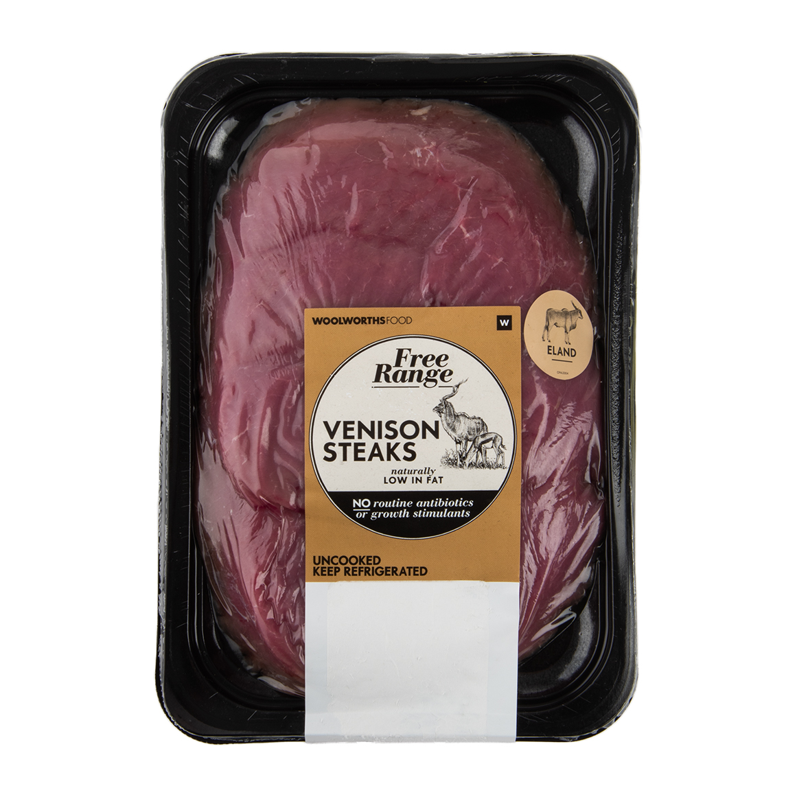 Photo of Free Range Venison Steak Avg 500 g