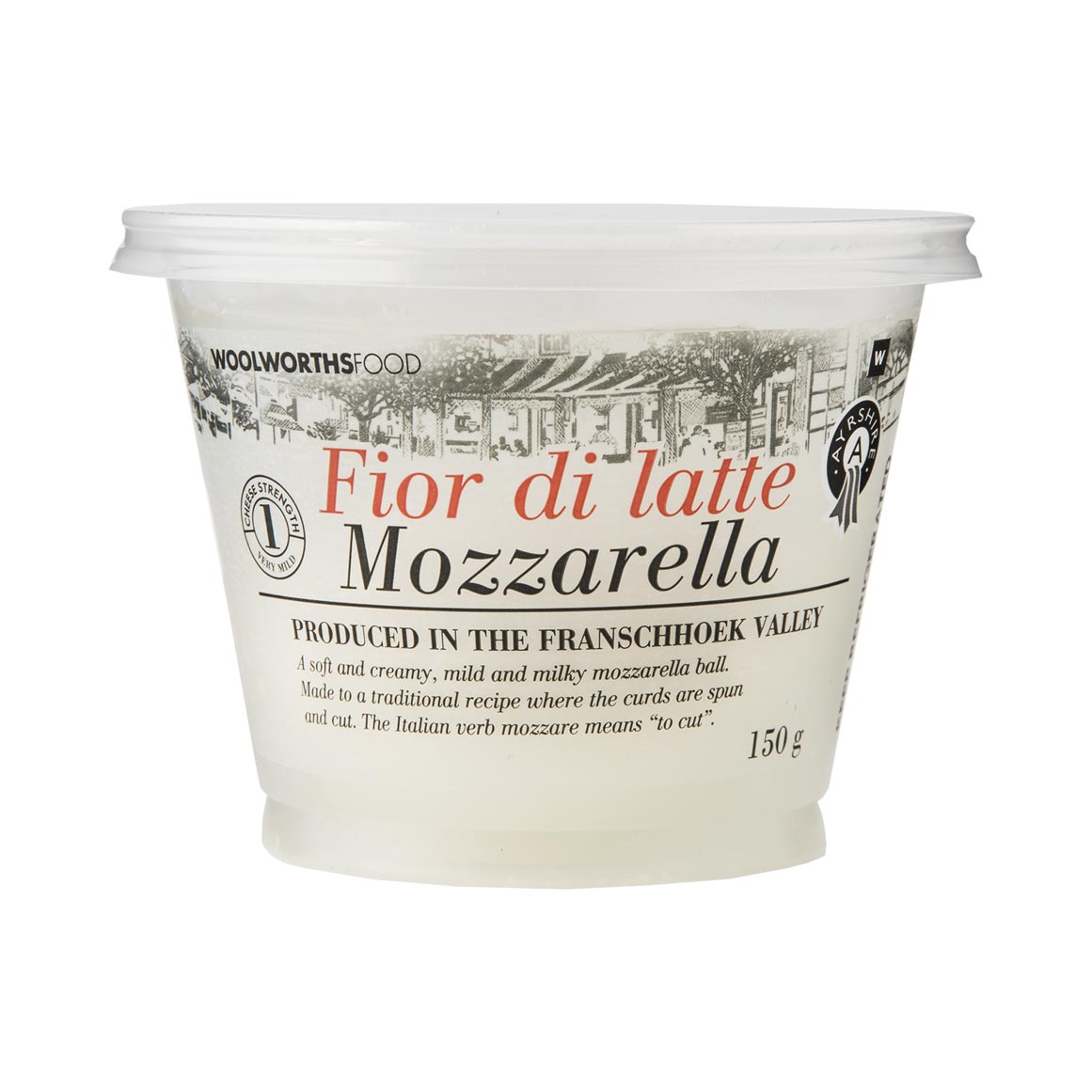 Fresh Ayrshire Fior Di Latte Mozzarella Cheese 150 G Woolworths co za fior-di-latte-caseificio-grosseto