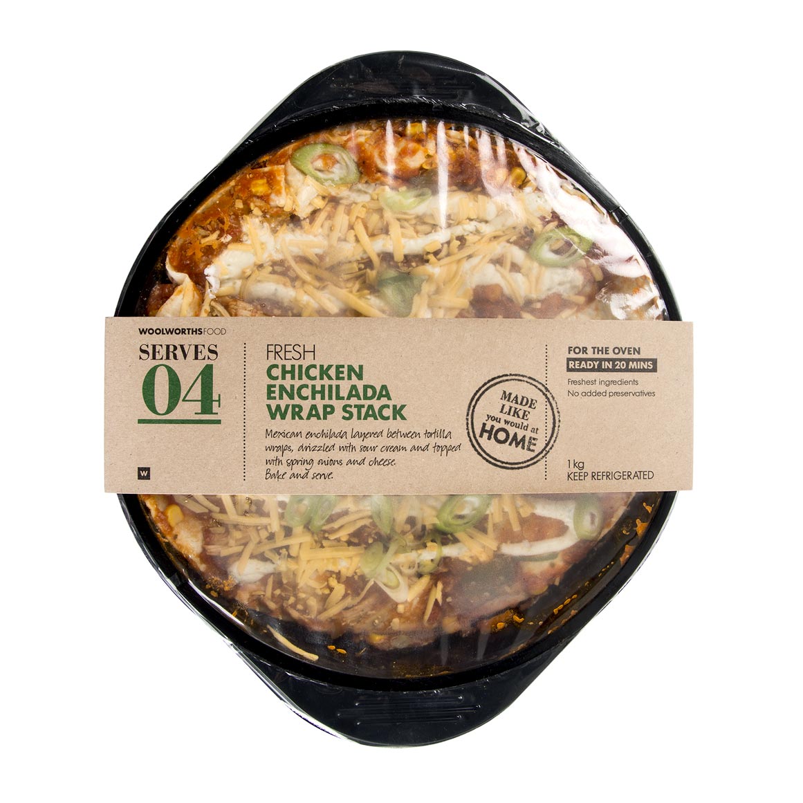 Fresh Chicken Enchilada Wrap Stack 1Kg | Woolworths.co.za