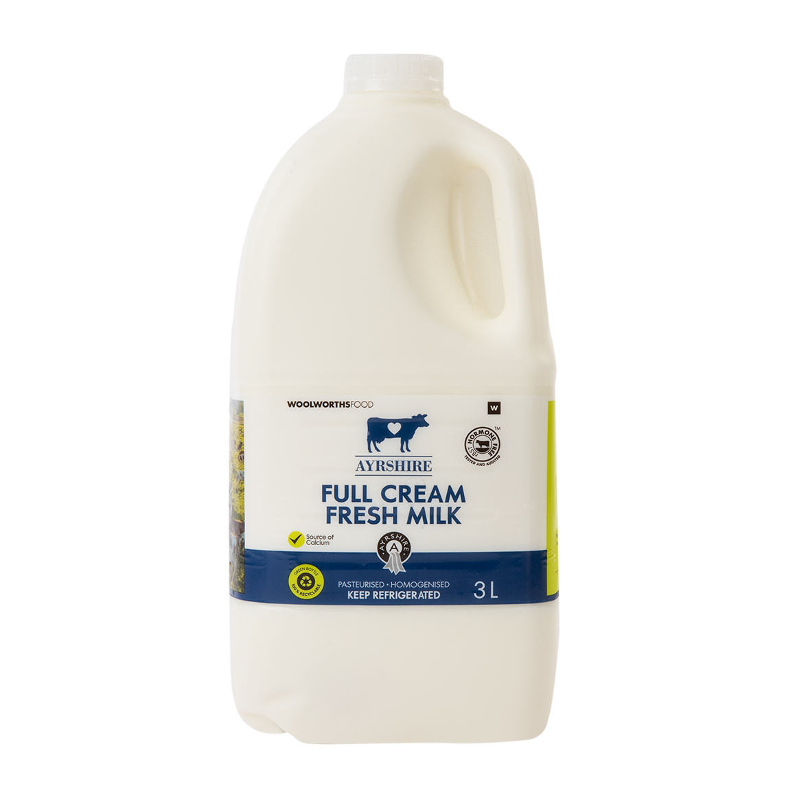 Fresh Full Cream Ayrshire Milk 3 L