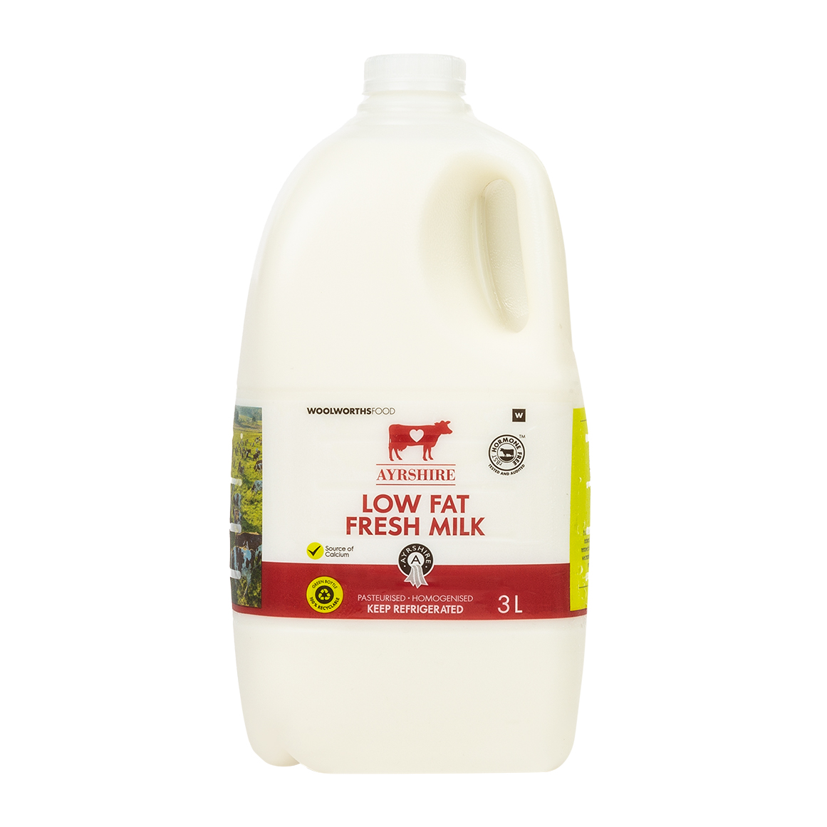 Fresh Low Fat Ayrshire Milk 3 L