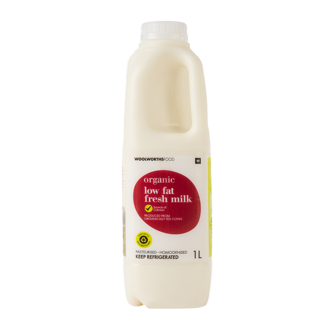 Fresh Low Fat Organic Milk 1 L
